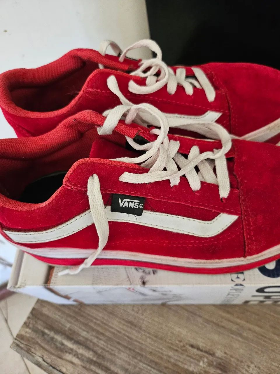 Tênis Vans Old Skool VermelhoTamanho 37 - Foto 2