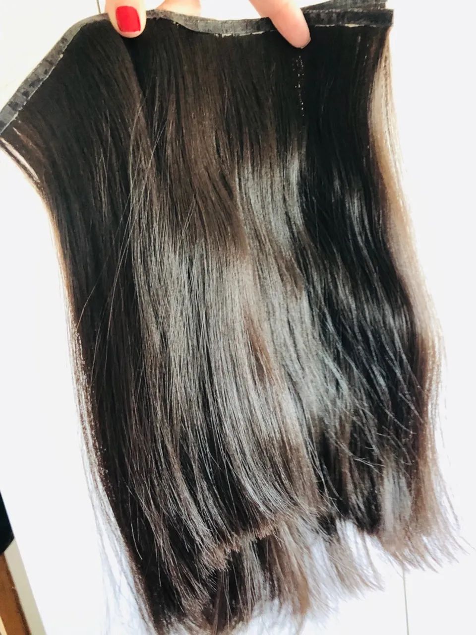 Mega Hair de Fita - Cabelo Natural castanho médio - Foto 2
