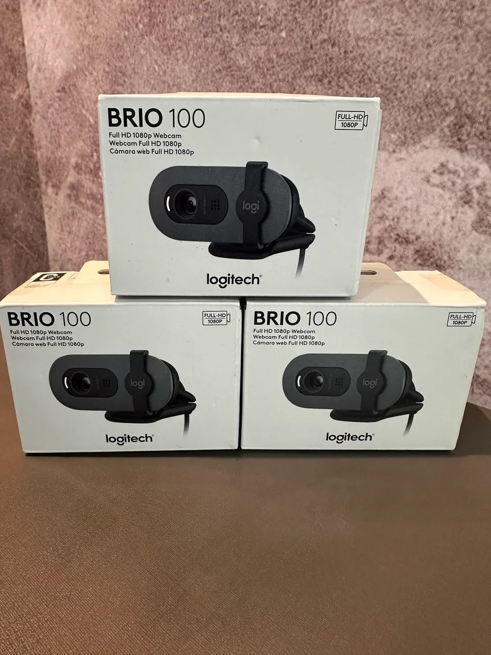 Webcam Full HD Logitech Brio 100 64302532078721120