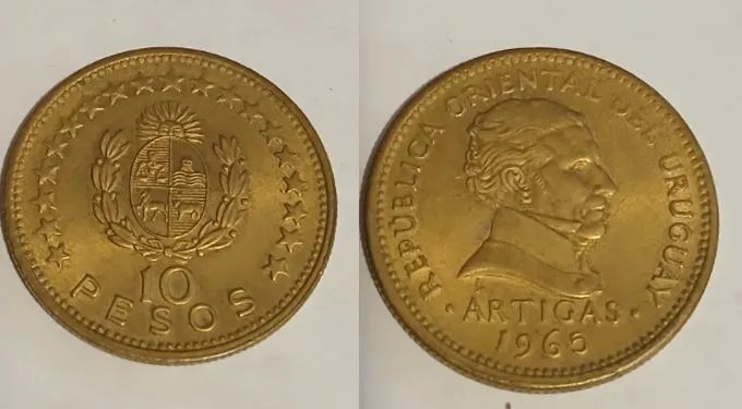 Moedas antigas Uruguaias - Foto 4