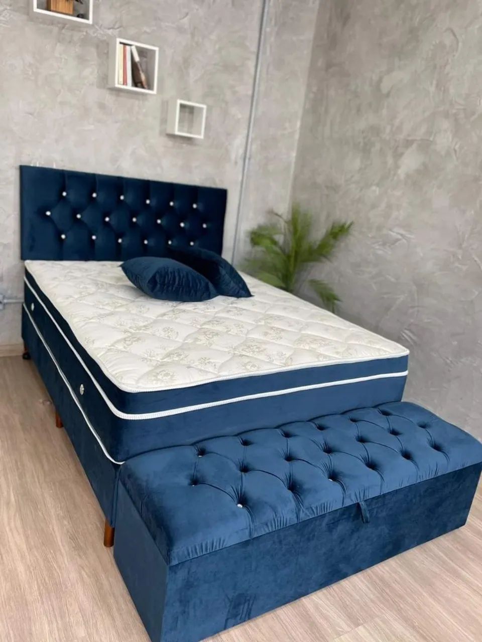 Promoção kit cama casal molas ensacadas  - Foto 2