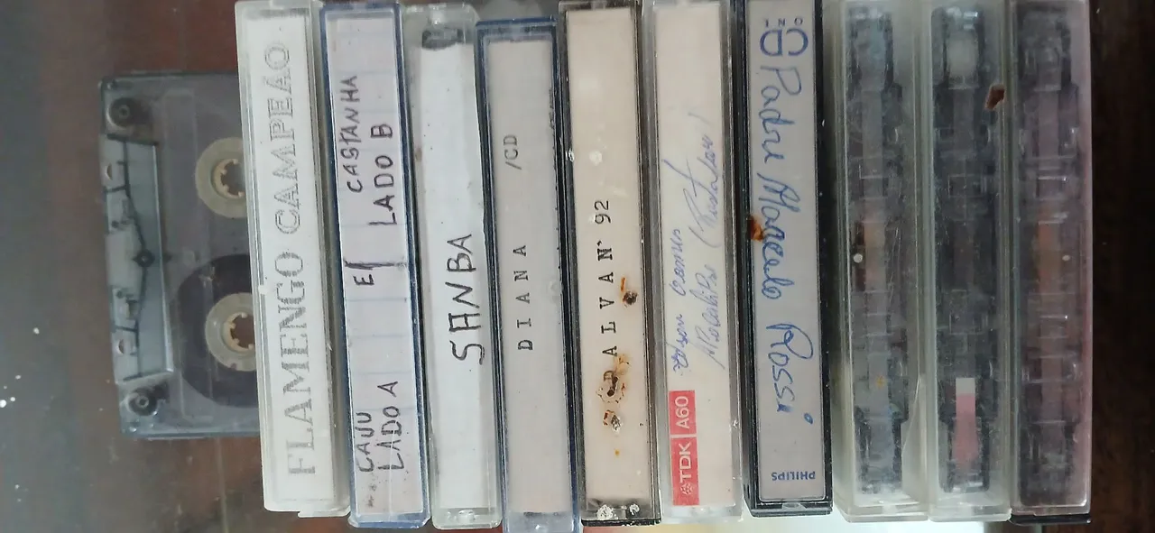 Coleção de fitas K7