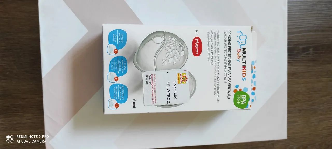 Conchas protetoras para amamentação - Multikids