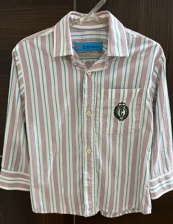 Camisa listrada para menino tamanho 3 anos 