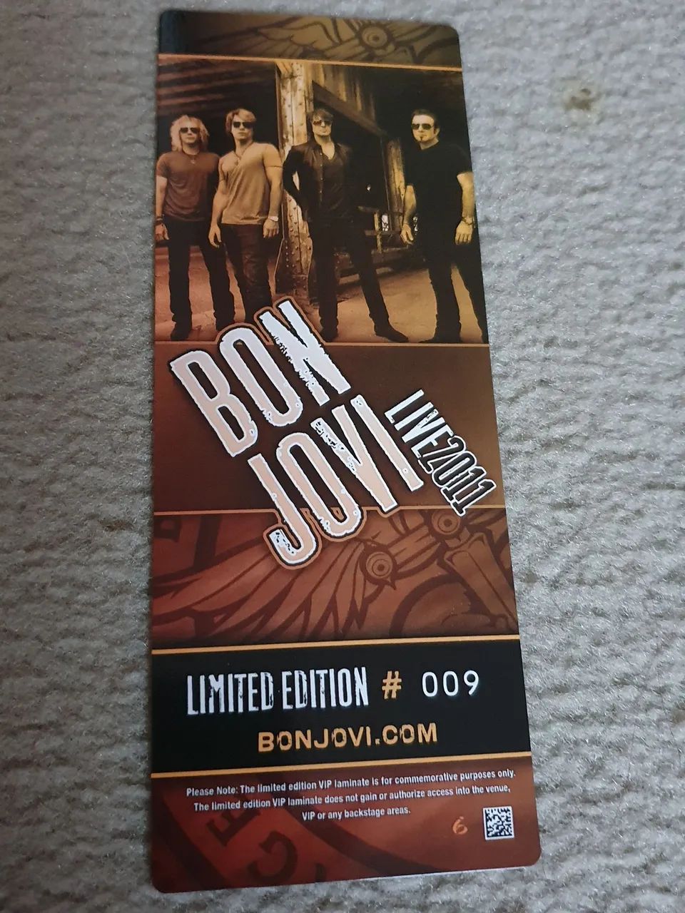 Laminado Bon Jovi Backstage - Foto 2