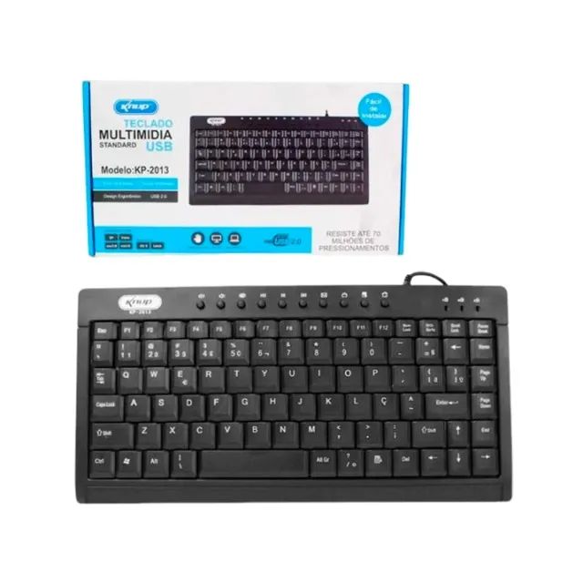 Mini Teclado Multimídia USB Knup KP-2013 - WZetta - Foto 4