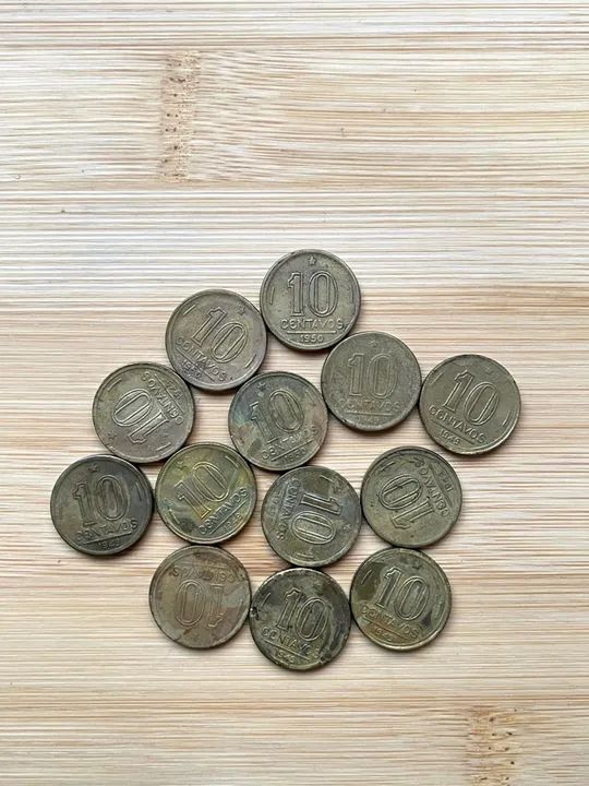 Moedas 10 centavos 1949 e 1950 - Foto 5