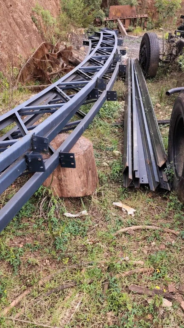 Estrutura metálica para garagem ou barracão 