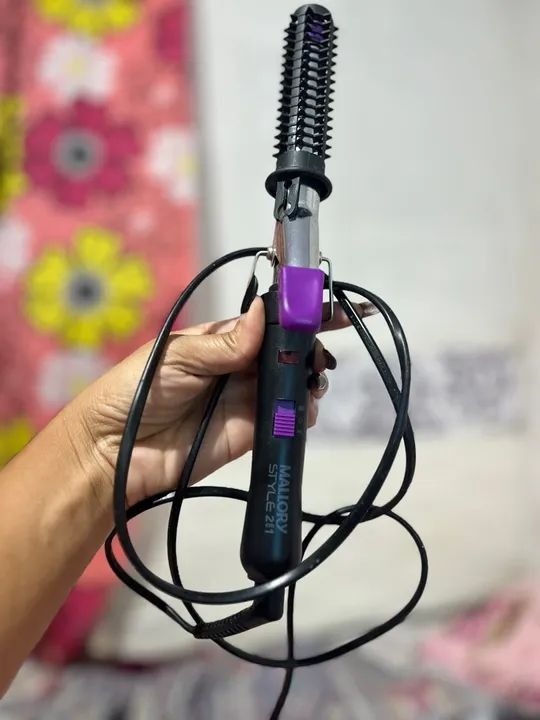 Escova secadora da lizz mais cacheador e modelador de cabelo  - Foto 4