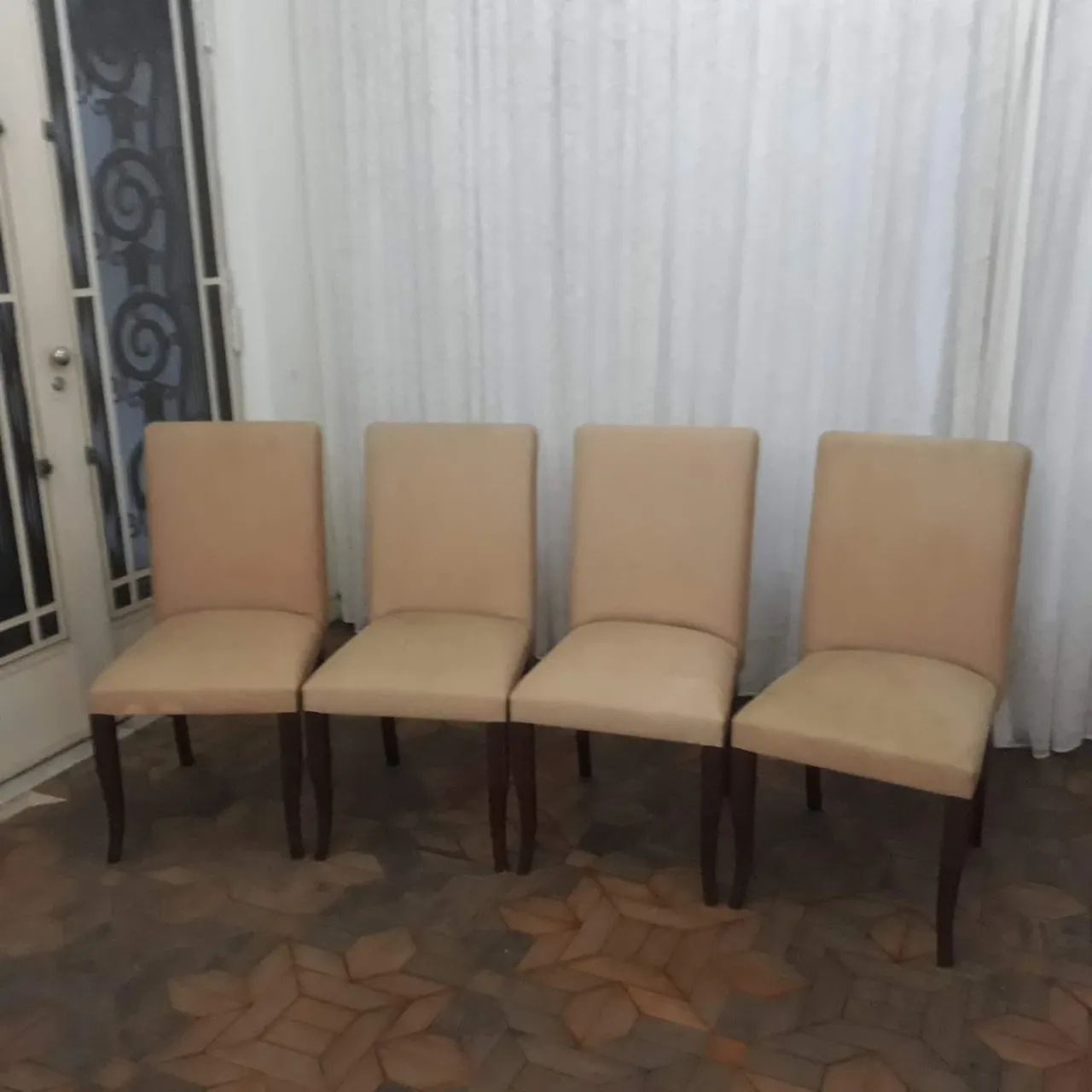 Conjunto de 4 Cadeiras de Jantar Elegantes - Foto 5