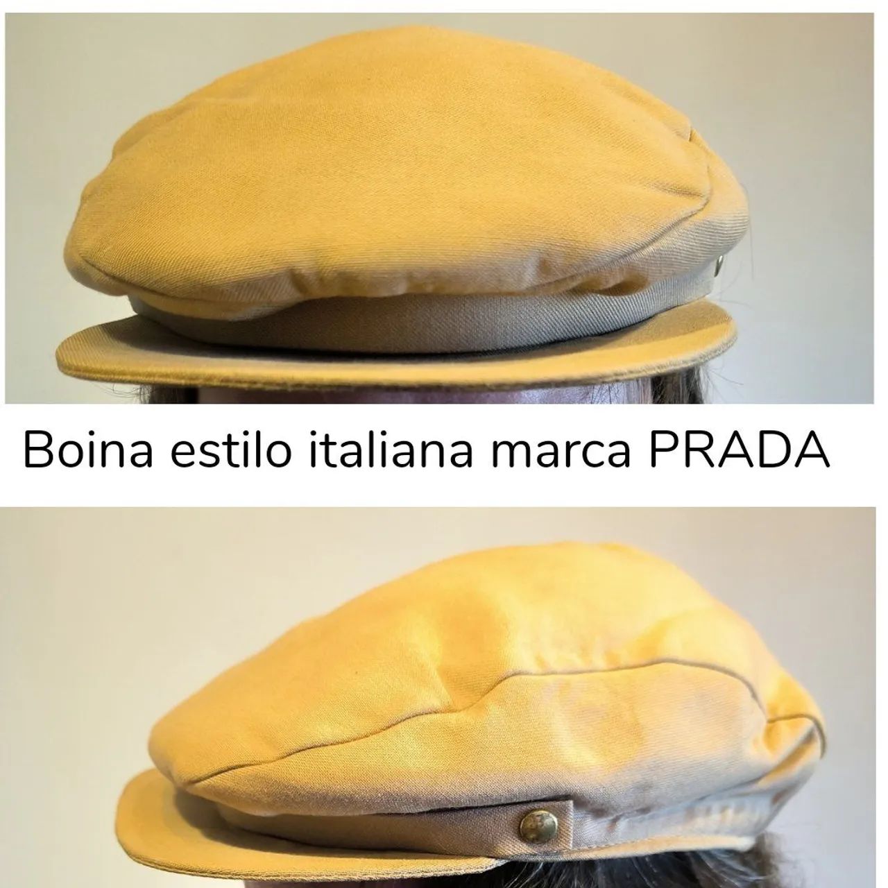 Boina estilo italiano marca Prada