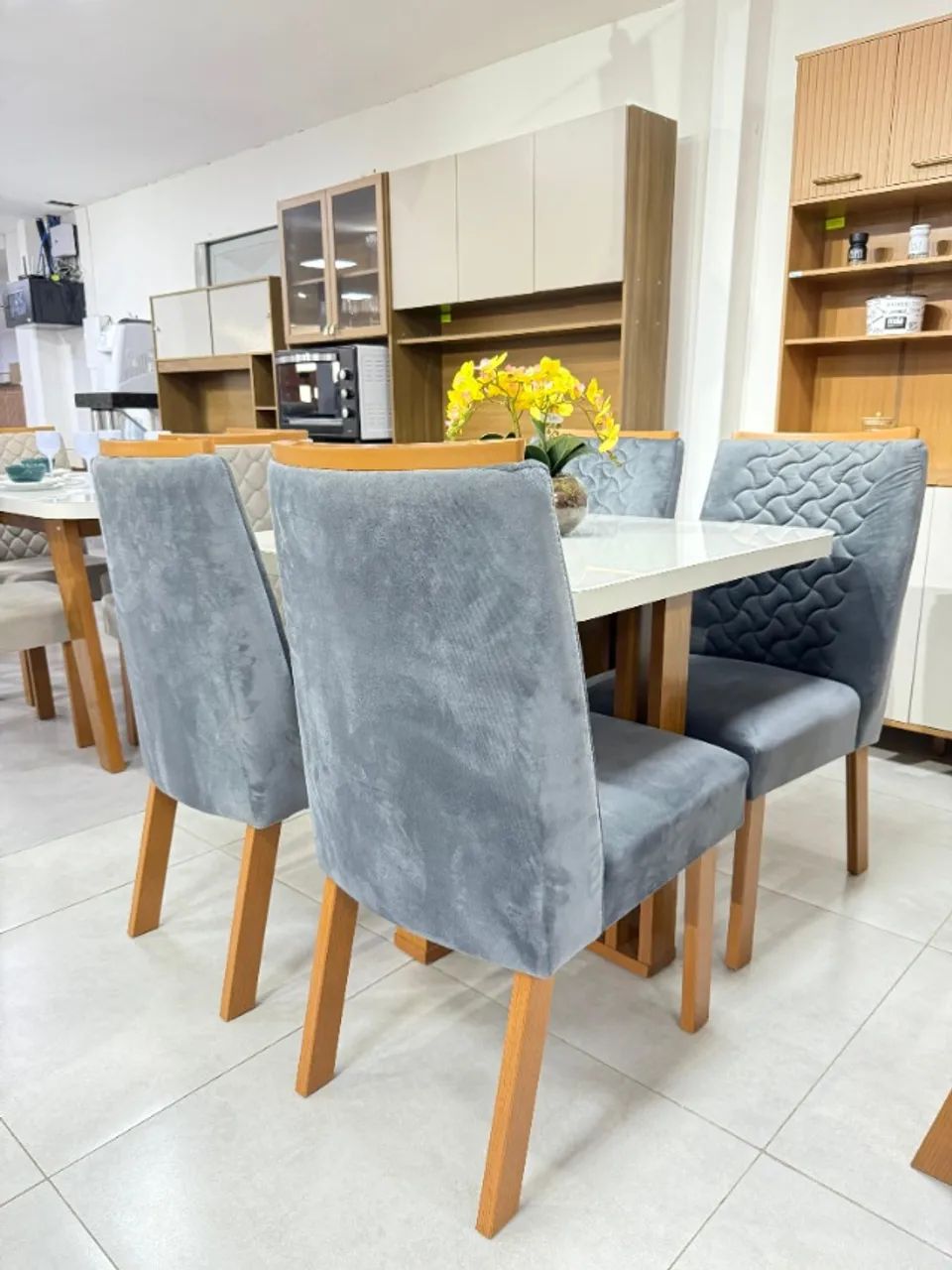  Conjunto de Mesa Sentra com 4 Cadeiras - Bom Pastor 