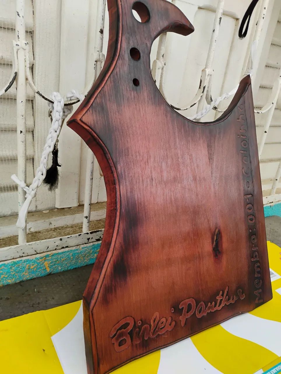Tábua de Corte Personalizada 'Melhor Pai do Mundo' - Foto 6
