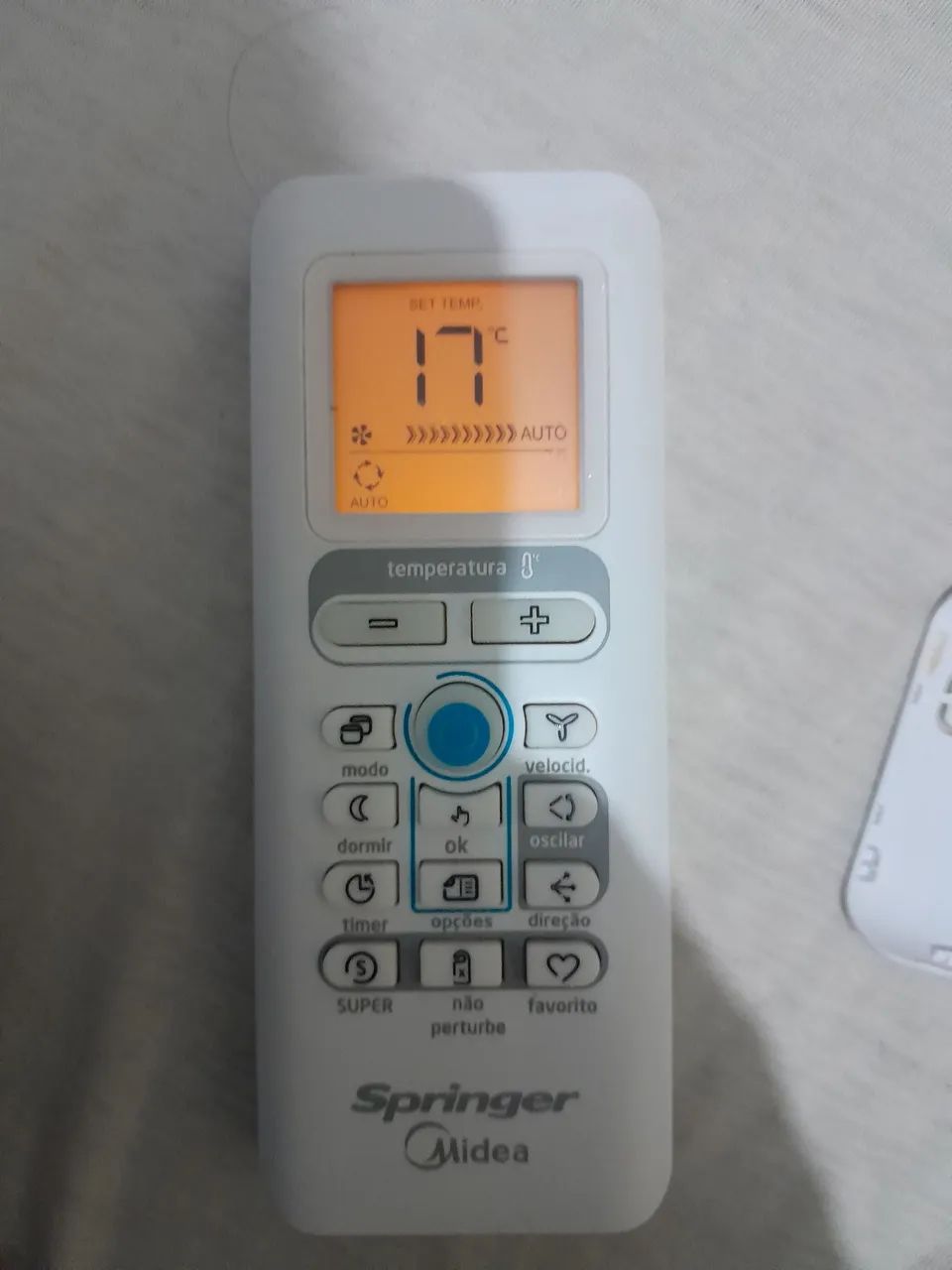 Controle de ar-condicionado midea 