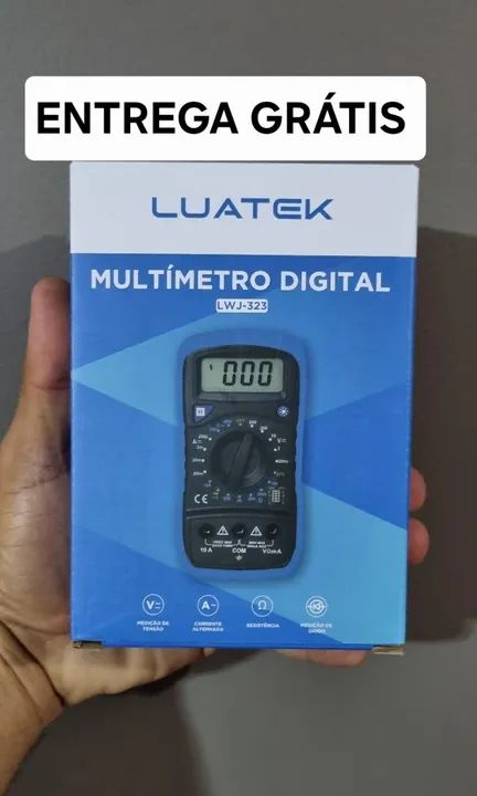 Multímetro Digital Luatek LWJ-323 - Novo!
