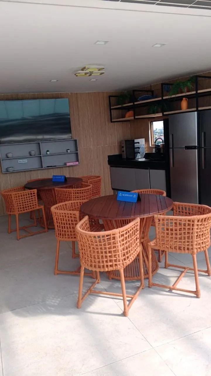 Flat Pé Na Areia Mobiliado em Cabedelo vista Mar Definitiva Piscina Cobertura - Foto 6