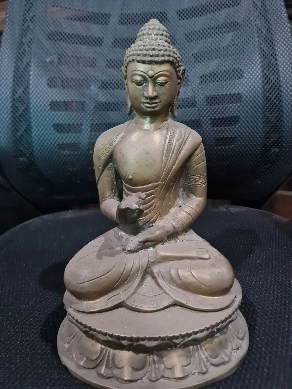 Escultura de Buda em Bronze