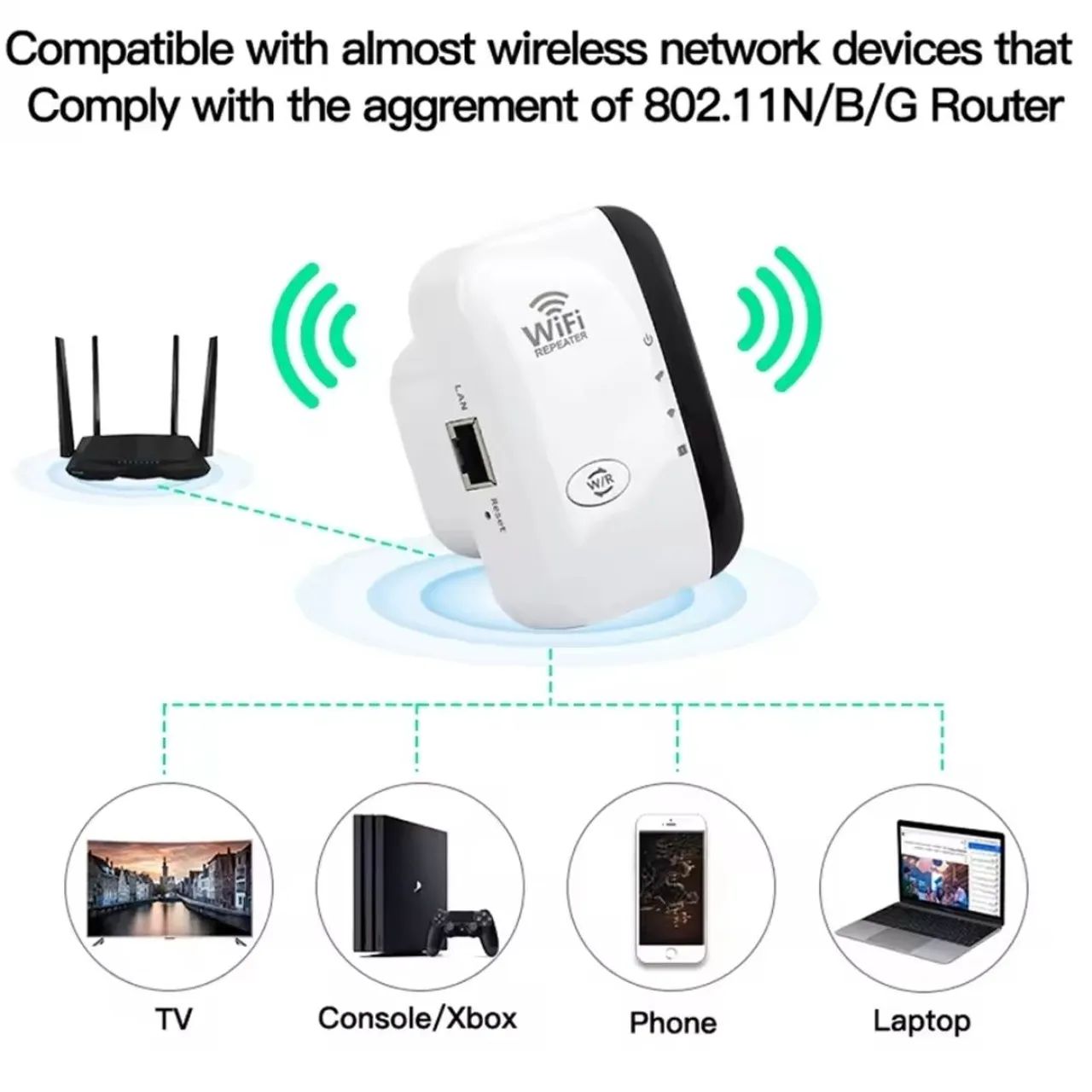 Repetir de Sinal Wi-Fi 300mbps  - Foto 3