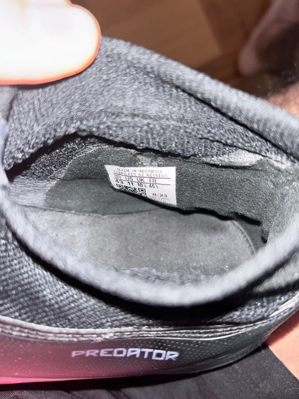 Chuteira Adidas Predator Society Preta - Foto 5