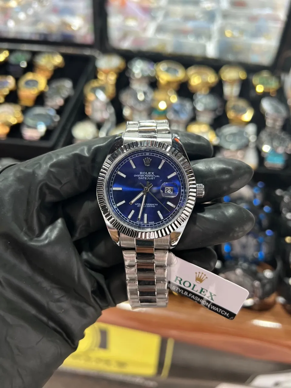 Rolex Datejust Azul - Elegância e Sofisticação