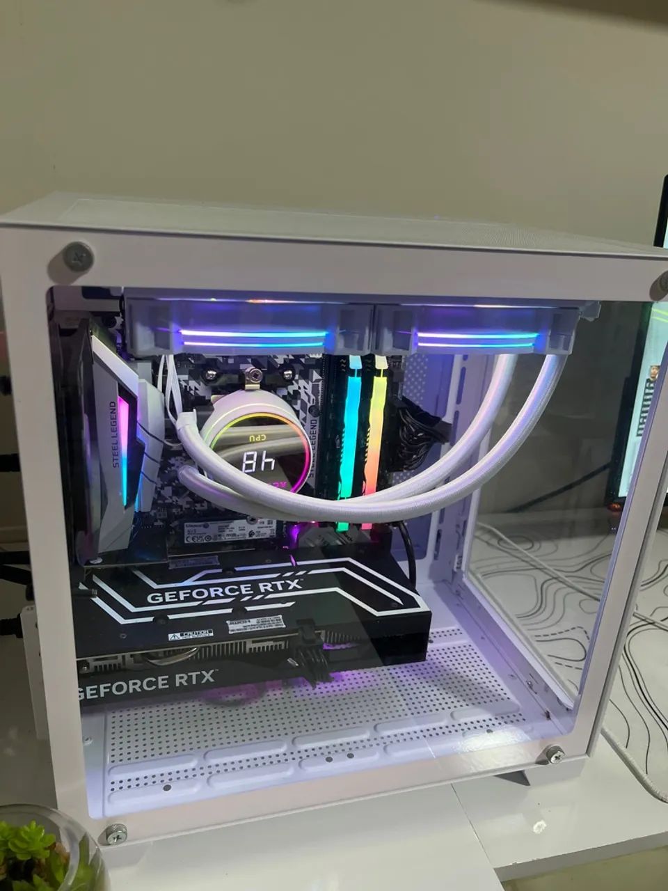 PC Gamer Ryzen 5 5600, RTX 4060, 32gb ram ddr4, 1tb ssd, fonte 650W - Foto 3