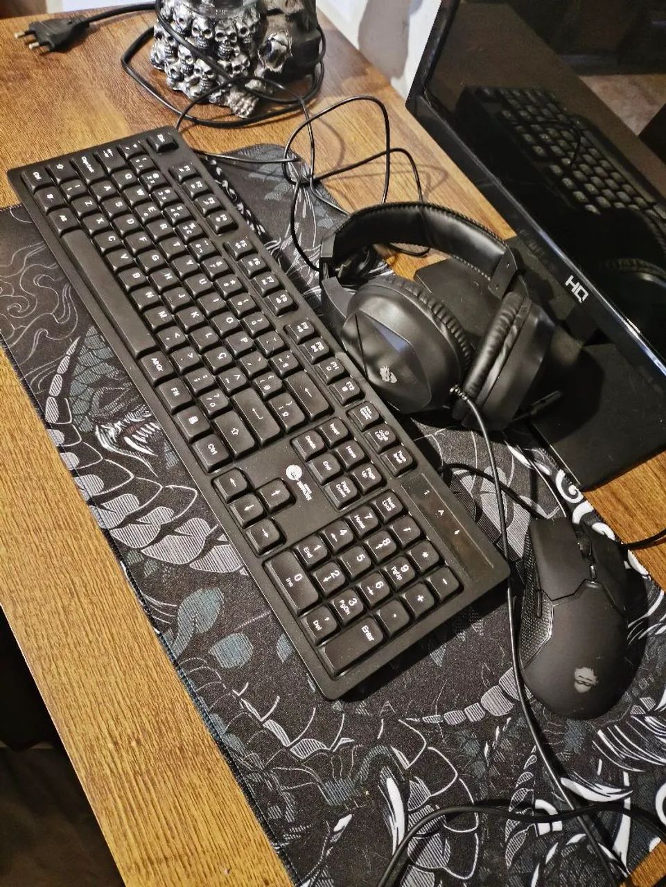 Kit Mouse Teclado e Headset com Mousepad  - Foto 2