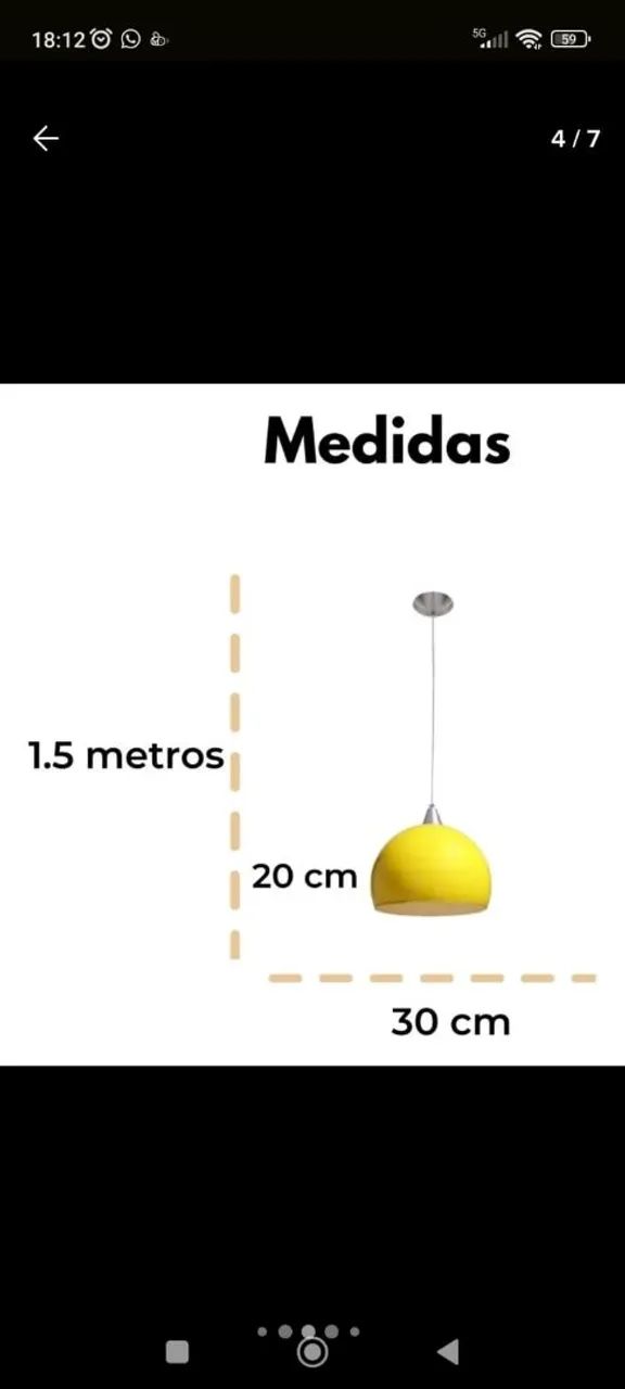 Pendente Amarelo  - Foto 5