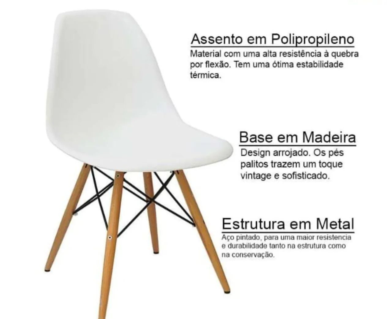 Promoção Cadeira Eiffel Branca - 09/08