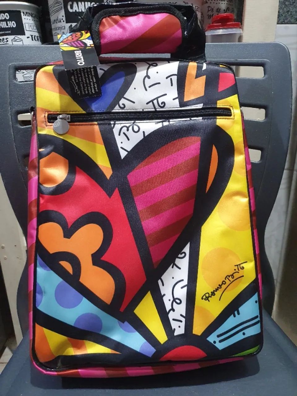 Bolsa para Notebook / Laptop Romero Britto New Day Original - Foto 4