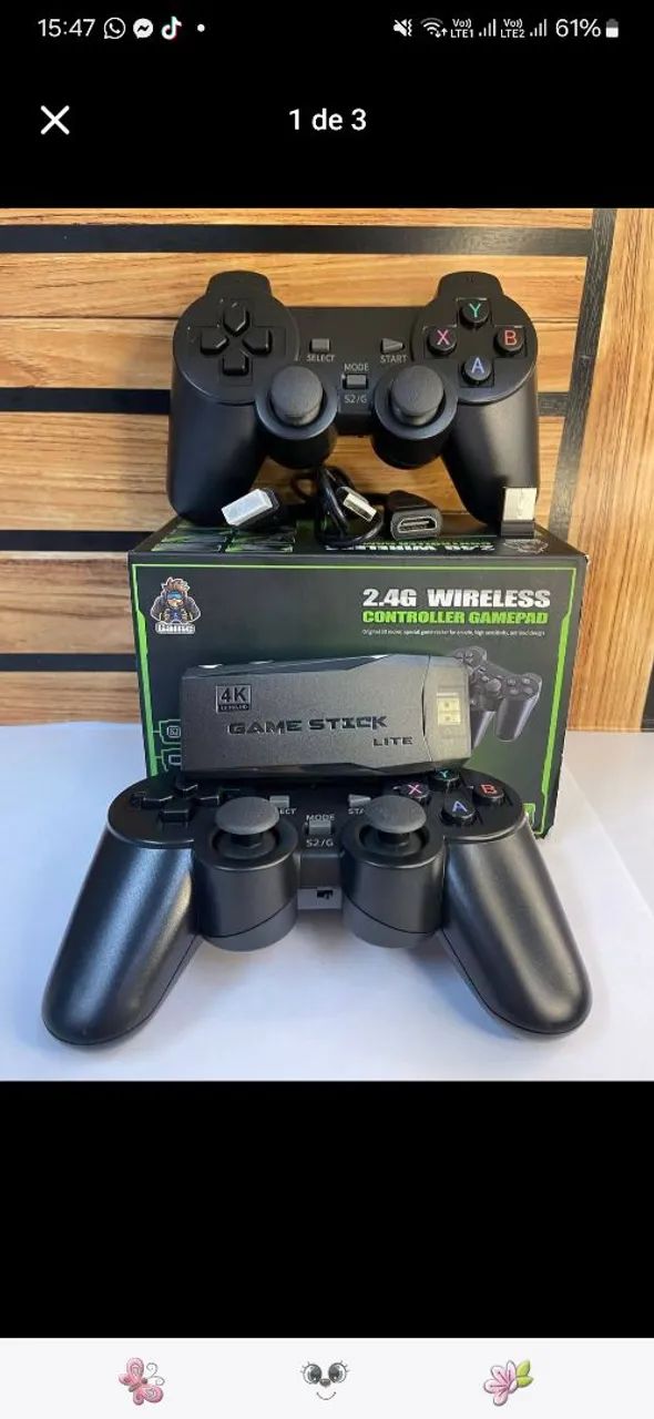 Vídeo game  stick 4k 10 mil jogos  - Foto 2