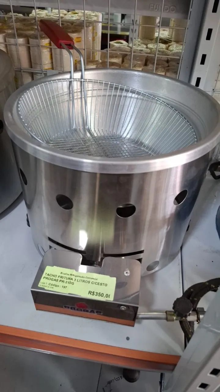 TACHO FRITURA 3L COM CESTO PROGÁS