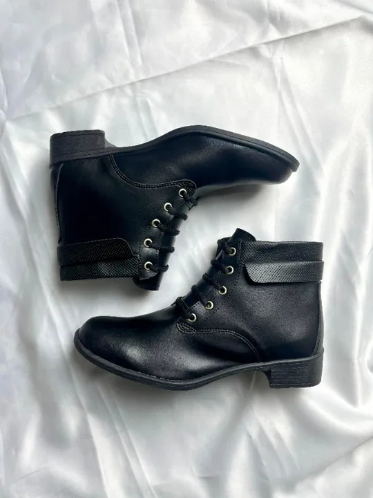 Bota Cortuno Feminino Cano Curto Modare Salto Baixo