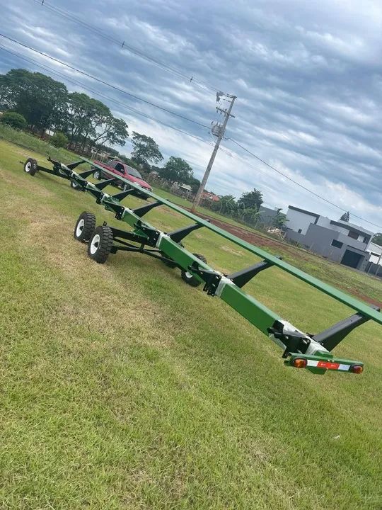 Carreta (Carretinha) para transportar plataforma de colheitadeira. - Foto 2