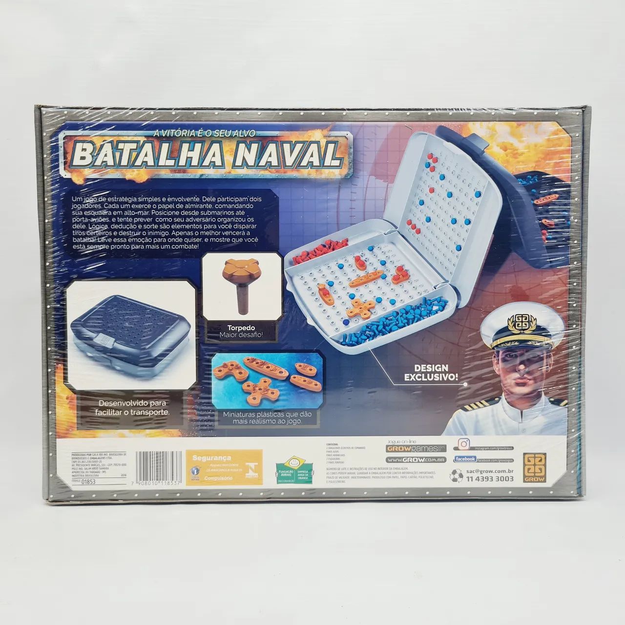 Jogo Batalha Naval - Clássico ( Lacrado) - Foto 2