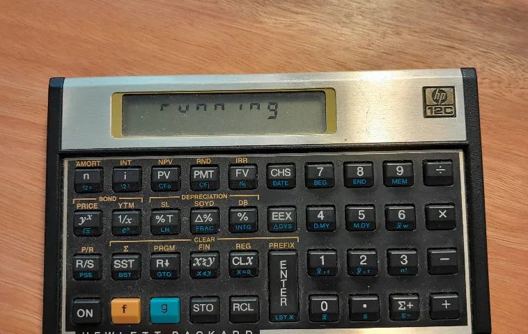 Calculadora HP-12C c/ manual - Foto 2