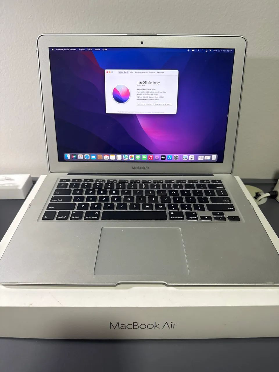 MacBook Air 13? 2017 i5 8GB 128GB ? Impecável! Com caixa