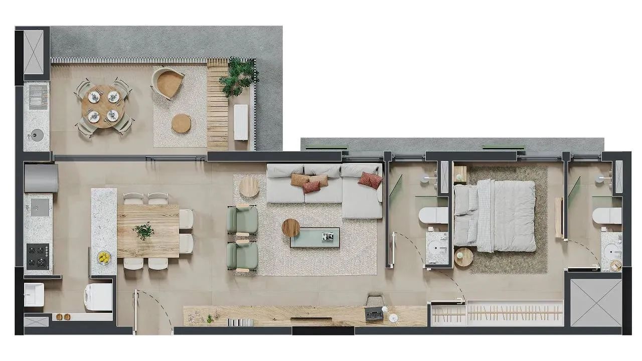 NEST VILA IPOJUCA - APARTAMENTOS - Foto 15