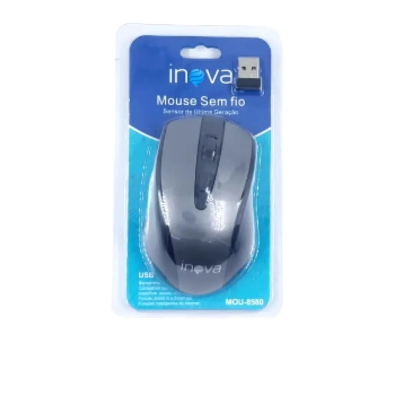Mouse Óptico com fio USB - Foto 3