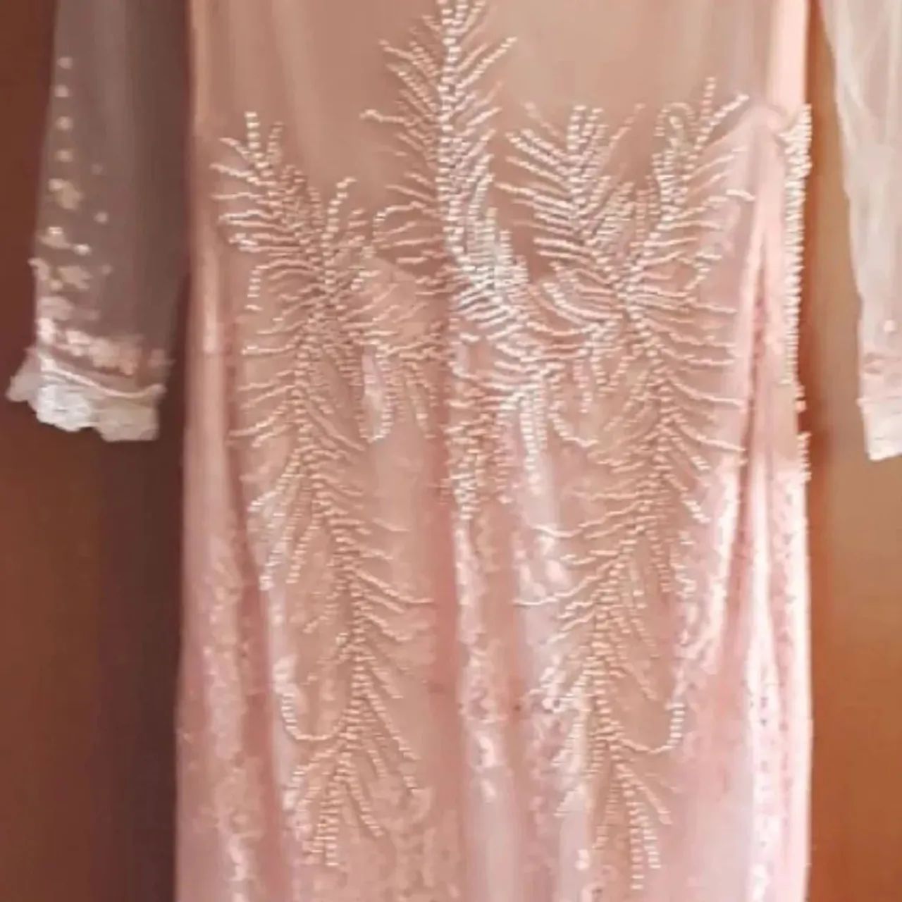 Vestido Rosê luxo- Perfeito para Casamento! - Foto 5