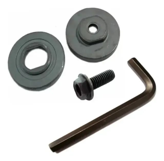 Kit Flange, Parafuso e Chave Compatível Serra Mármore Bosch