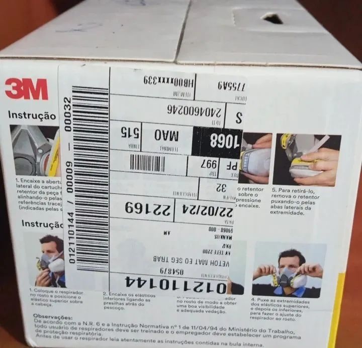 KIT COMPLETO C/ RESPIRADOR CARTUCHO 60 - Foto 2