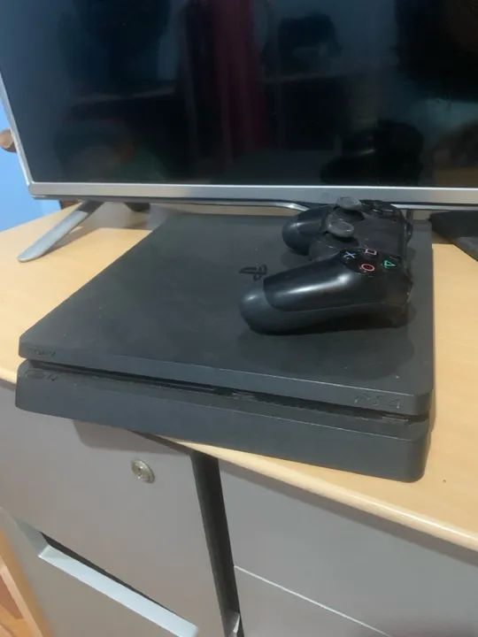 Ps4 Slim 500gb 1 controle original + 1 jogo  - Foto 2