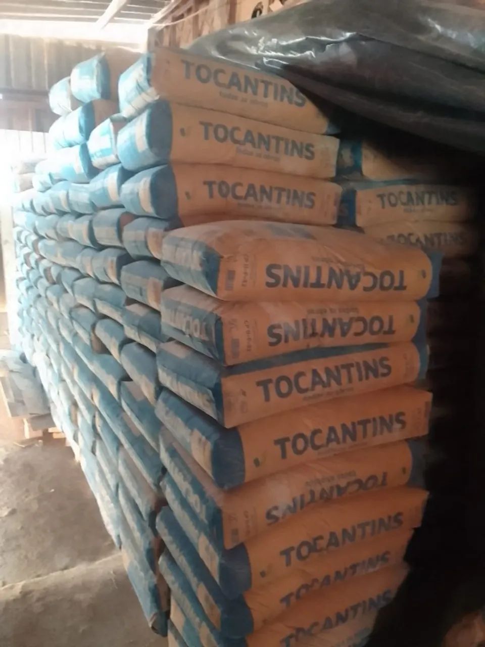 cimento Tocantins 50kg 34,90 a vista 
