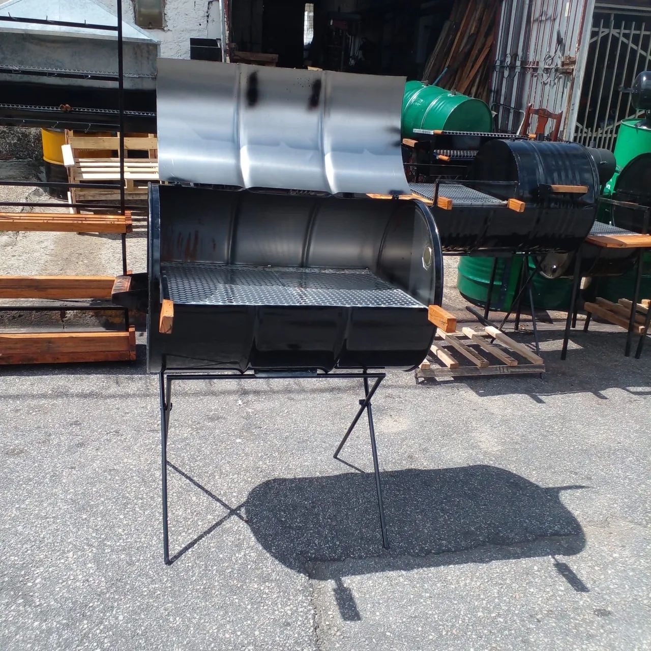 Churrasqueira de tambor  - Foto 4