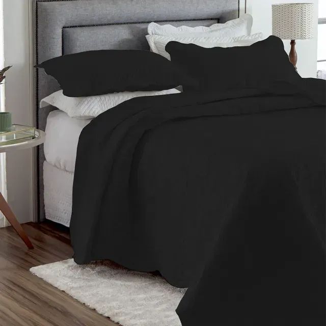 Cobre Leito Cama Casal preto absoluto - Foto 2