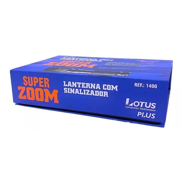 Lanterna Led Super Zoom com Sinalizador 500 Lumens Lotus 1400 - Foto 4
