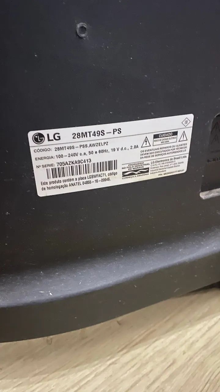 Smart tv LG 28 polegadas64573484132610121