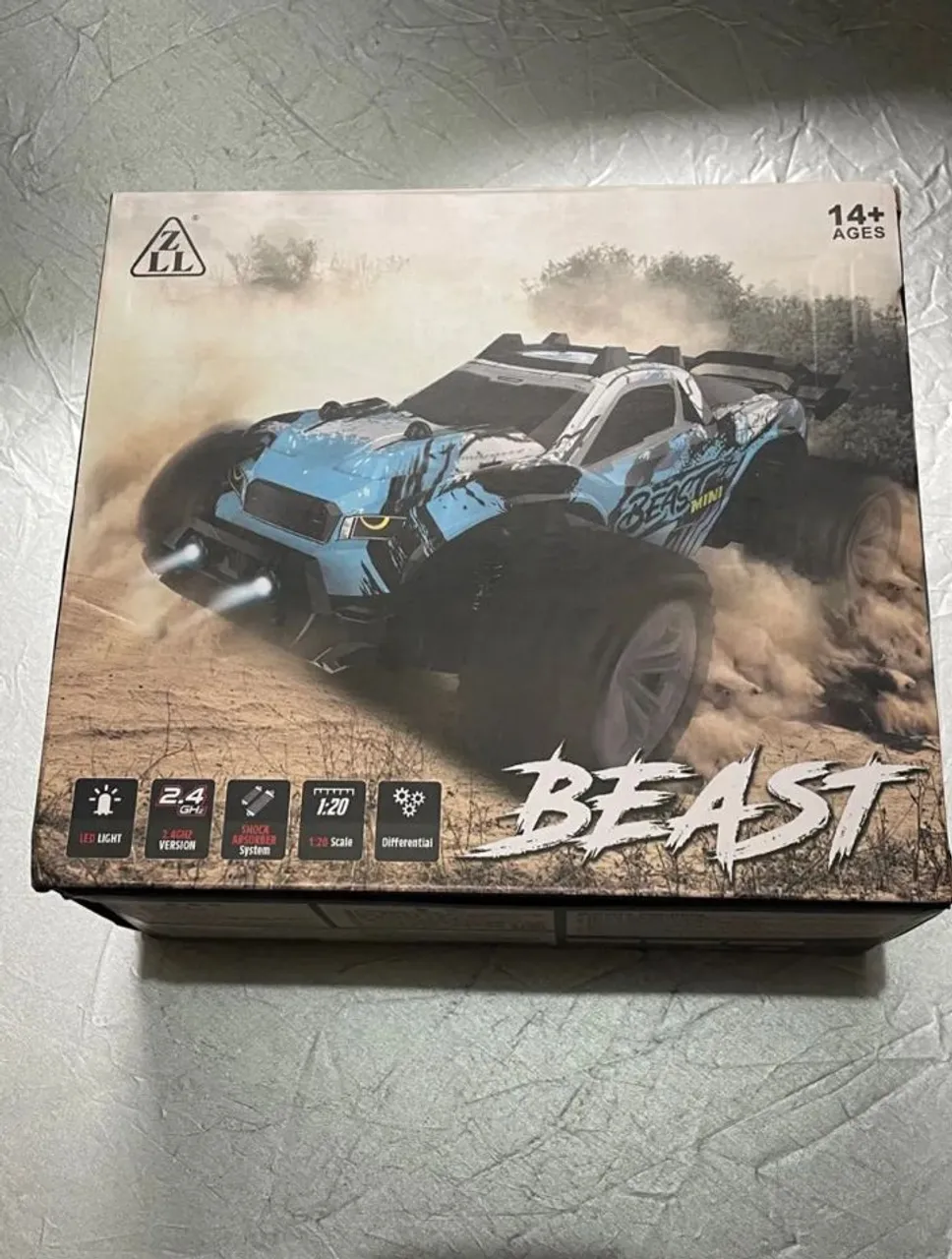 Carrinho de Controle Remoto BEAST Mini 4x4 Off-Road