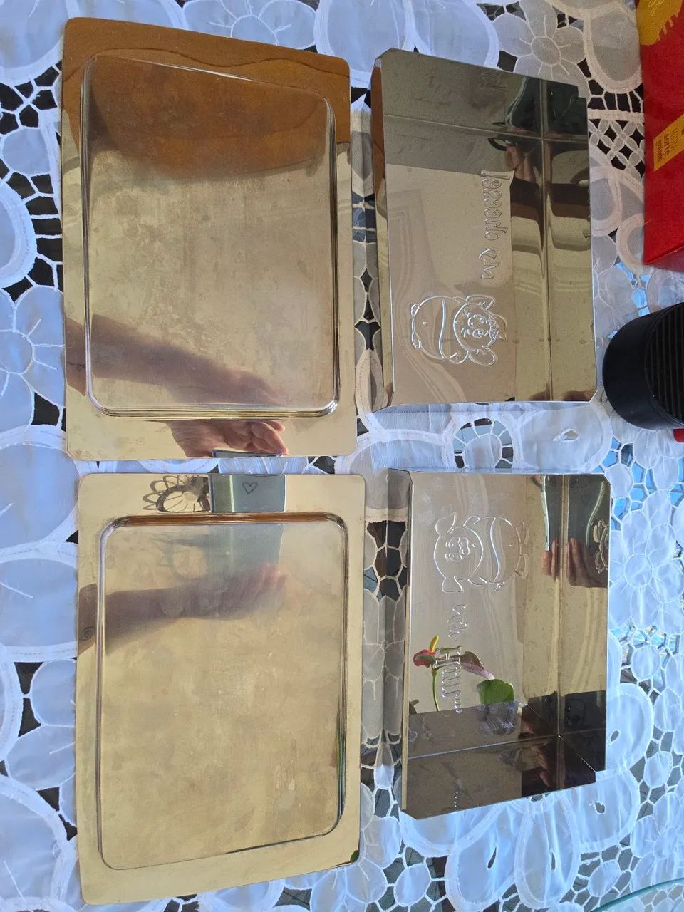 Porta presunto e queijo de inox marca empório Riva usados - Foto 4