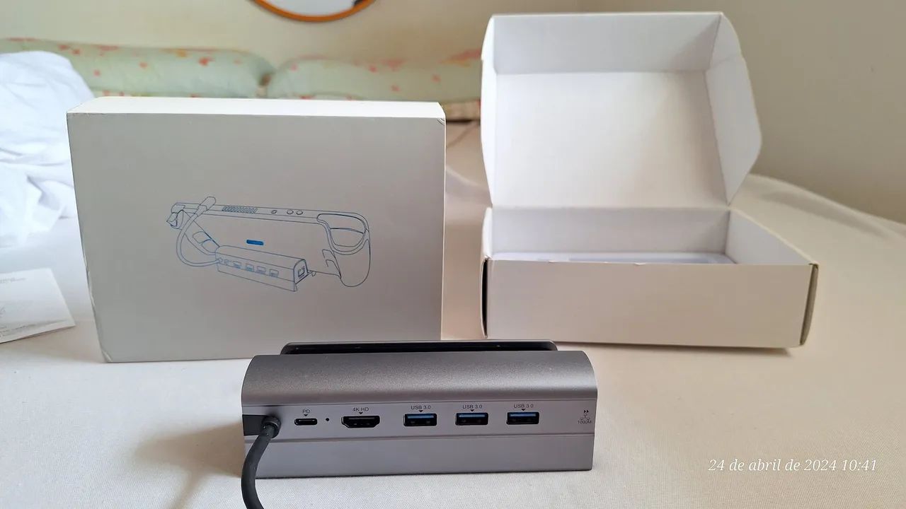 Docking Station 6 em 1 para Steam Deck - Novo - Foto 2
